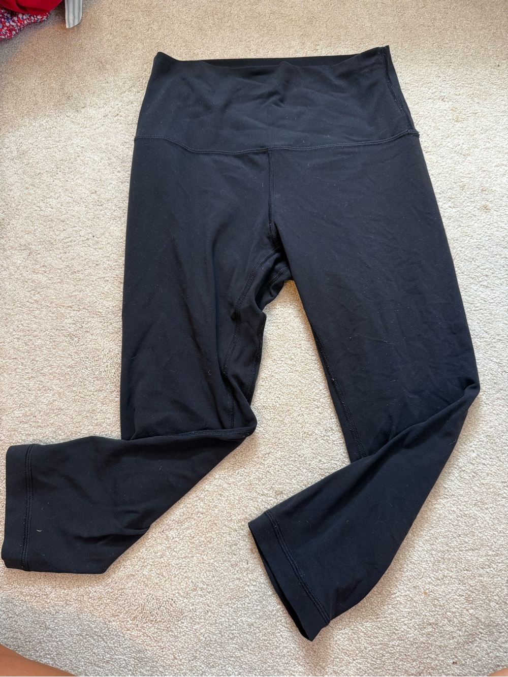 lululemon athletica Black High-Waist cropped Leggings
